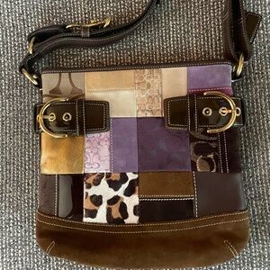 New Coach Purse with various patches!